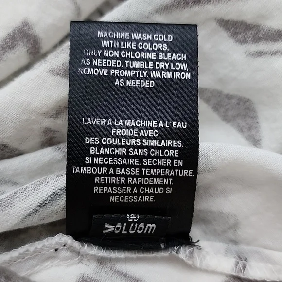 Volcom Asymmetrical Dress Adjustable Spaghetti Straps Patterned Cotton  Size M - Picture 7 of 12